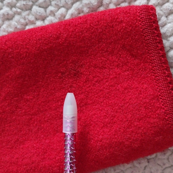 Geiger Tyrol Size 36 Austria Pure New Wool Red Button Front Sweater Jacket - Picture 14 of 16